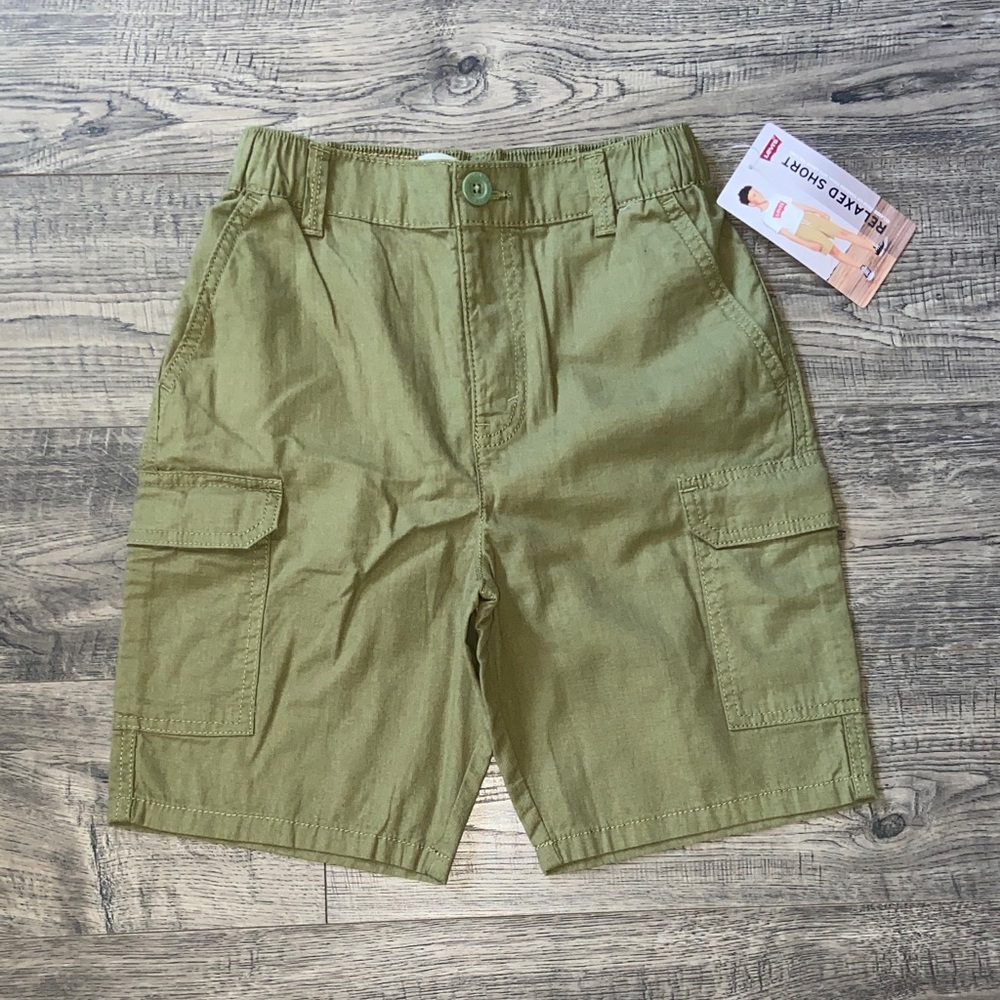 Levi's Olive Green Boy’s Cargo Shorts